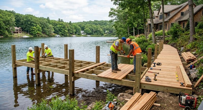 Water Dock Installation in Overland Park, KS