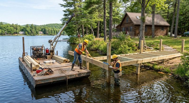 Pond Dock Construction in Kansas City, KS